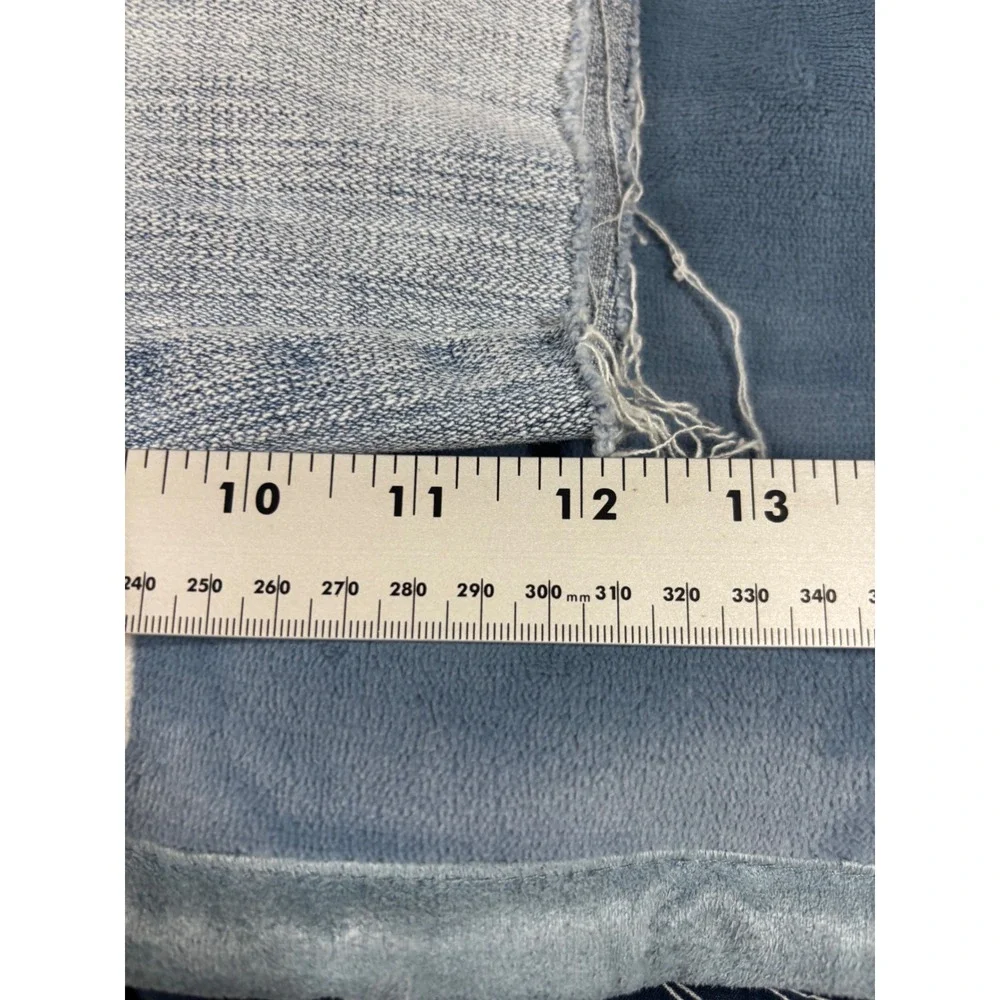 Southpole Mens Baggy Denim Shorts Light Wash Distressed Raw Hem Size 36 Y2K 90s